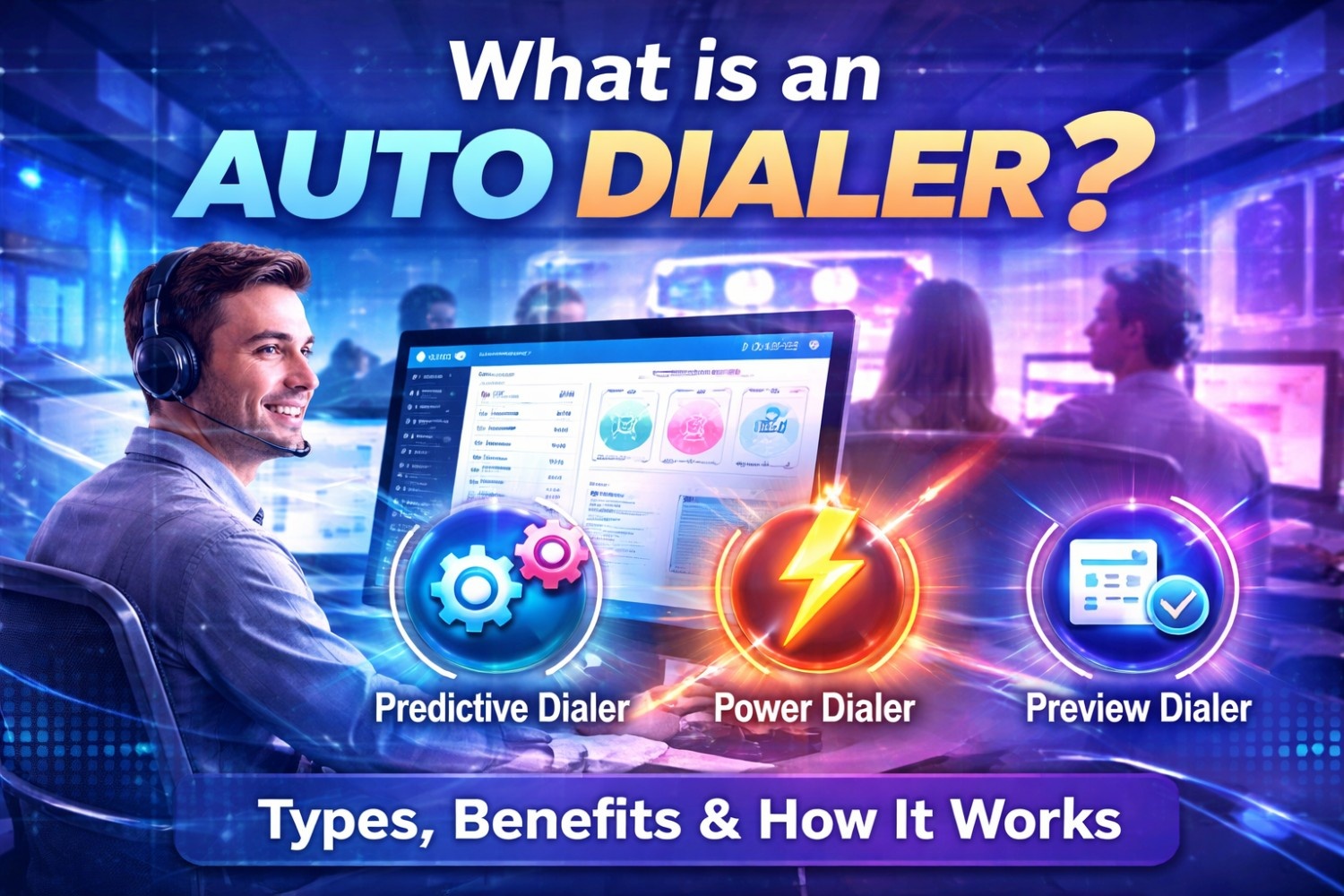 What is an Auto Dialer? Types, Benefits & How It Works (Complete Guide)?